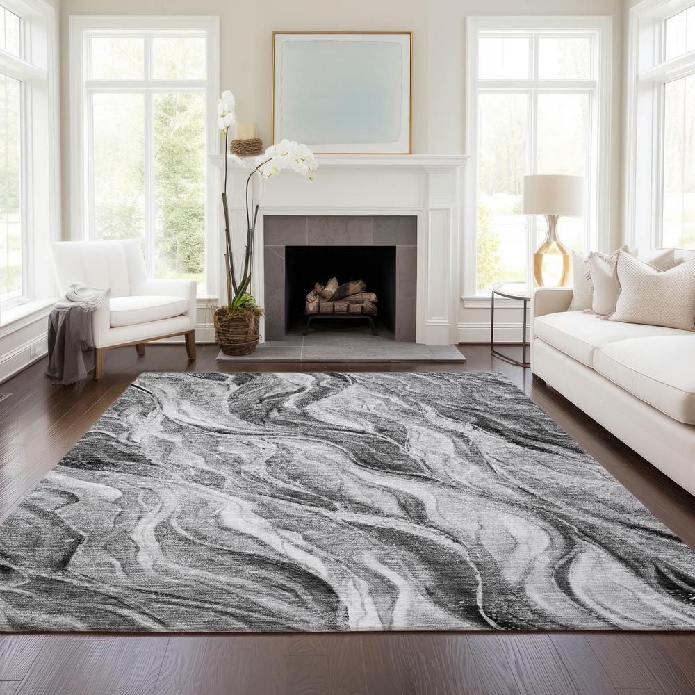 Chantille ACN720 Gray 5' x 7'6" Rug. Picture 6