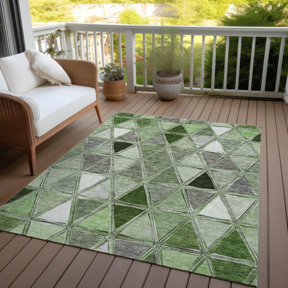 Chantille ACN722 Green 5' x 7'6" Rug. Picture 8