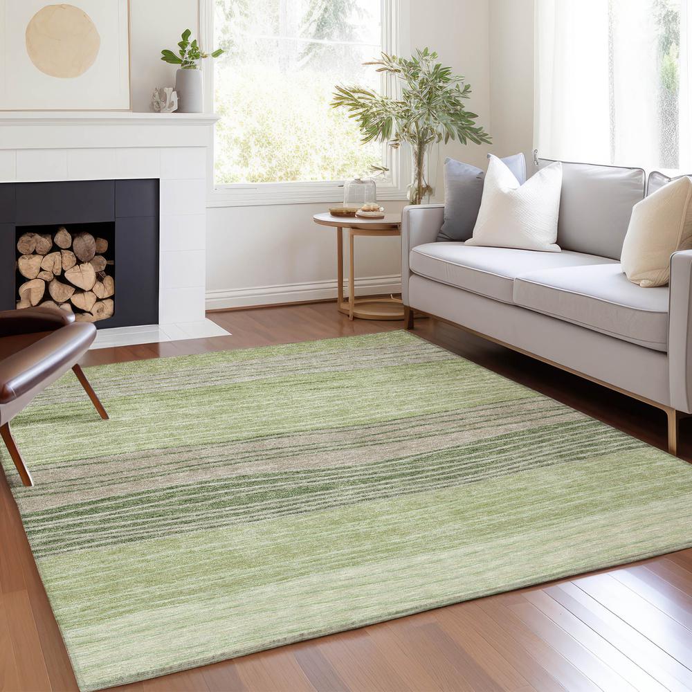 Chantille ACN735 Green 5' x 7'6" Rug. Picture 5