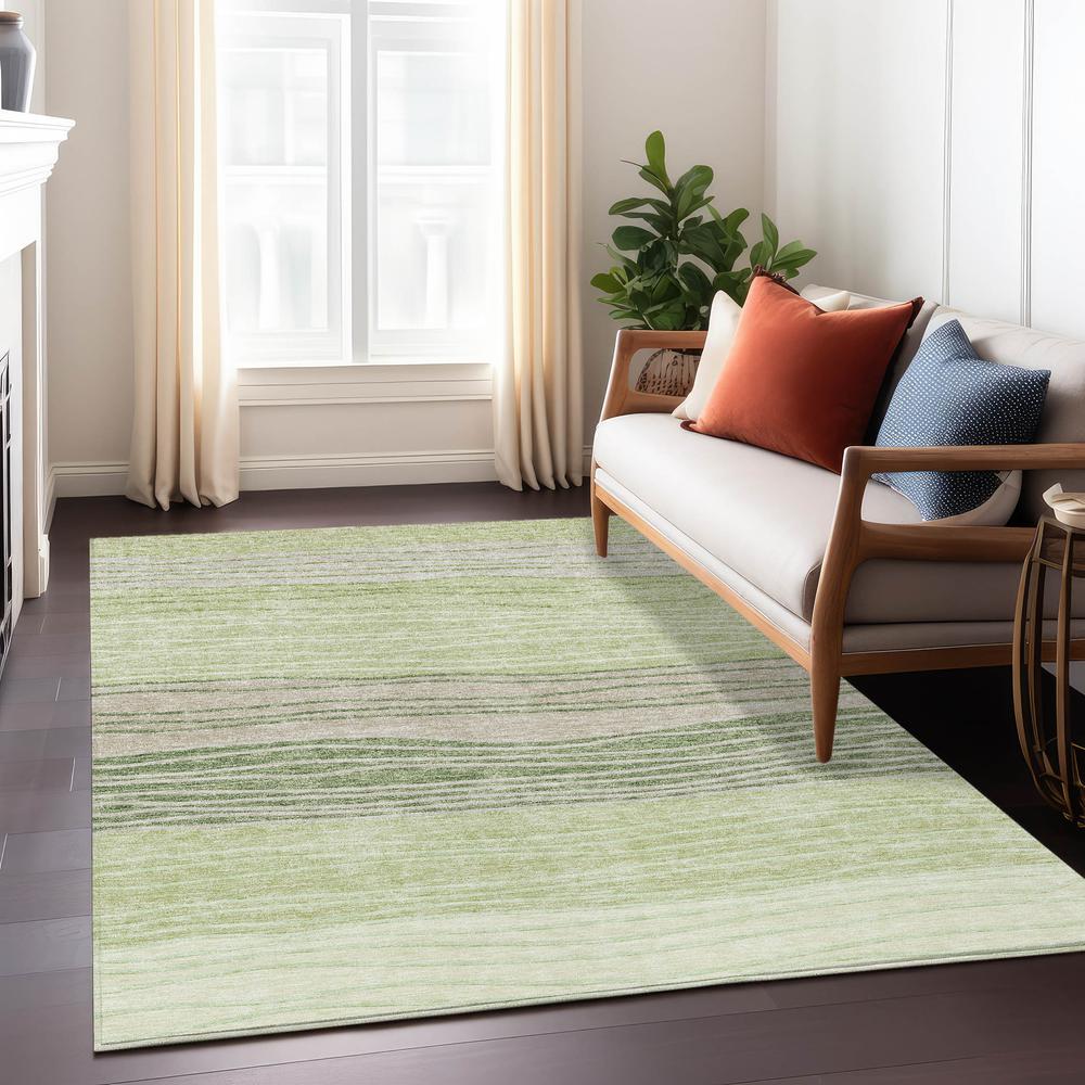 Chantille ACN735 Green 5' x 7'6" Rug. Picture 6