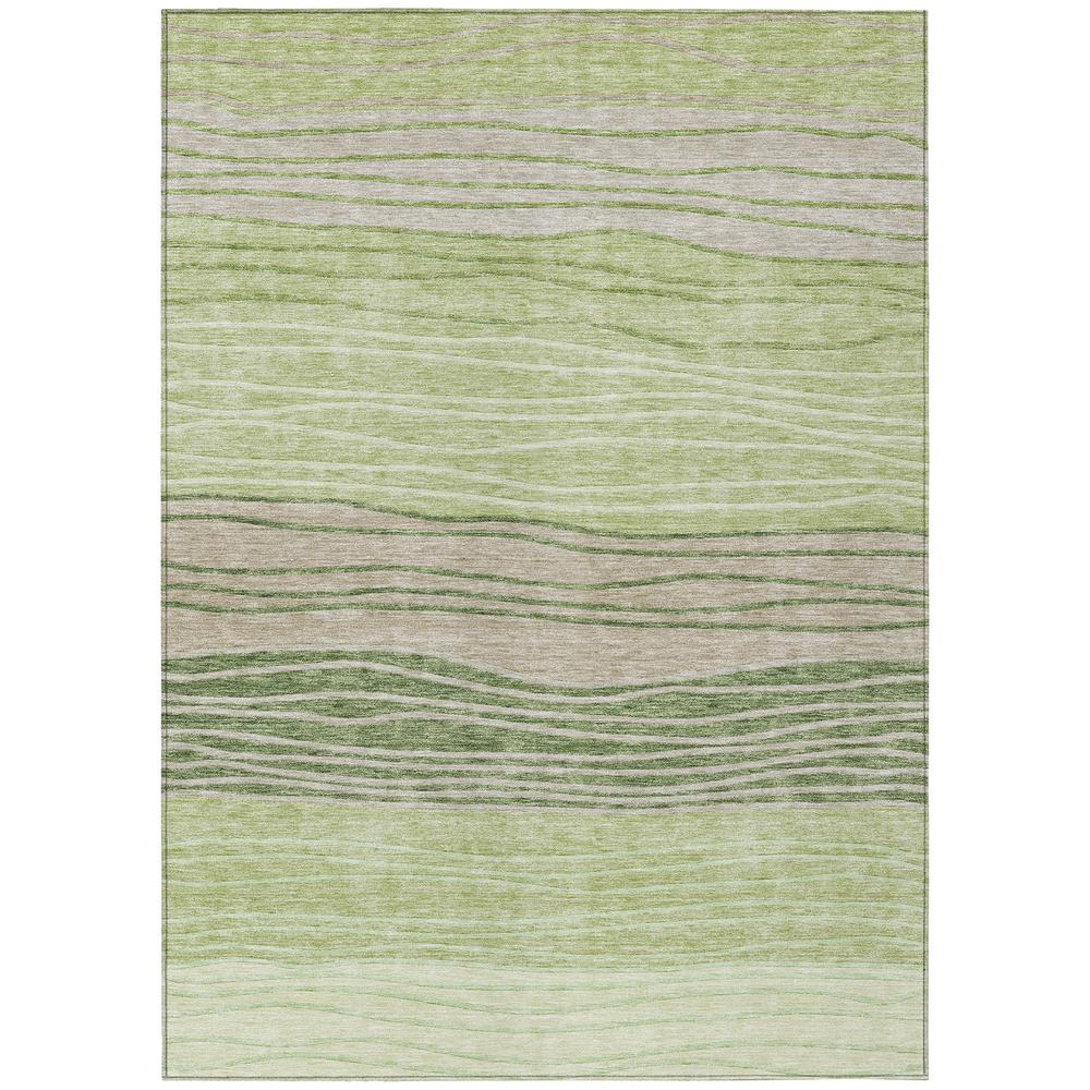 Chantille ACN735 Green 5' x 7'6" Rug. Picture 1