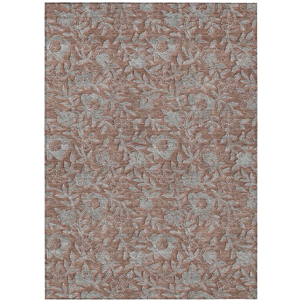 Chantille ACN771 Orange 5' x 7'6" Rug. Picture 1