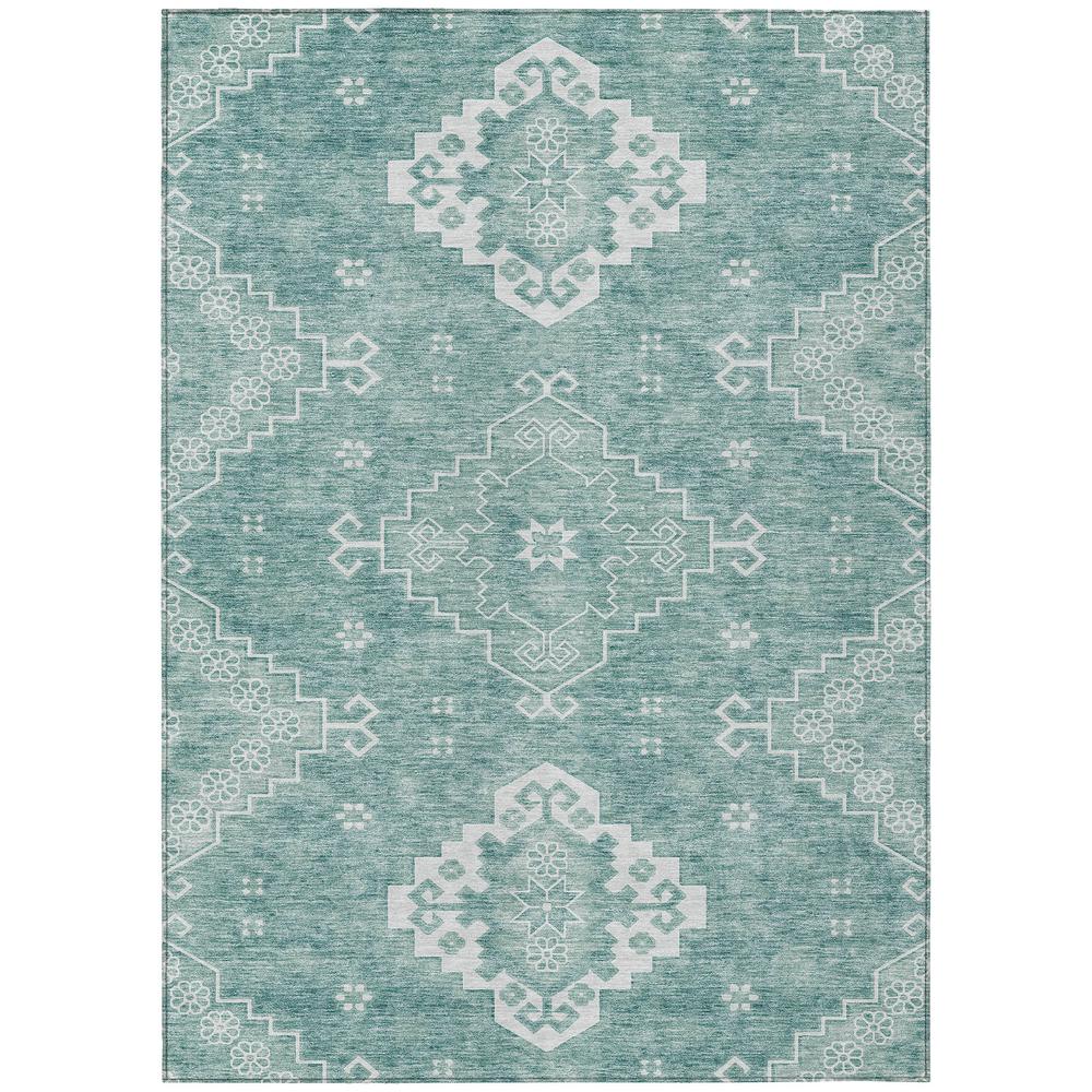 Chantille ACN847 Teal 5' x 7'6" Rug. Picture 1