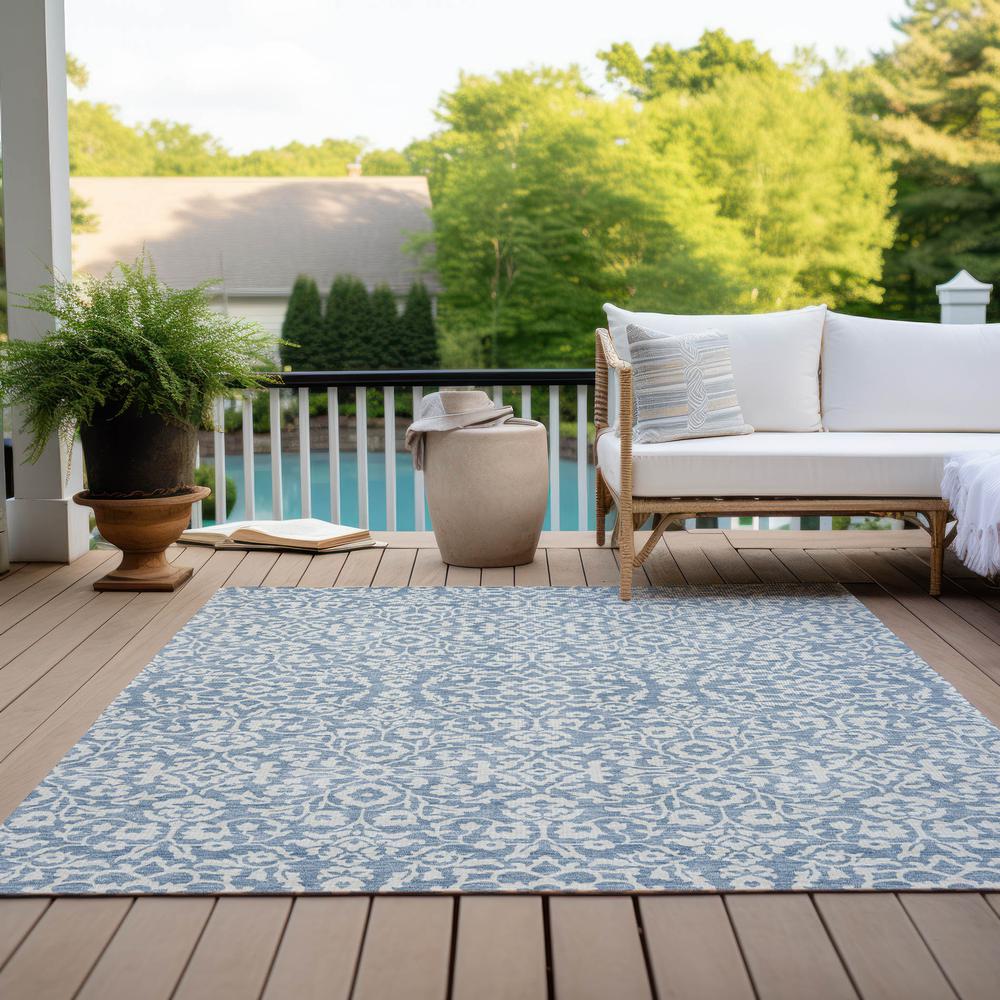 Chantille ACN920 Blue 5' x 7'6" Rug. Picture 8