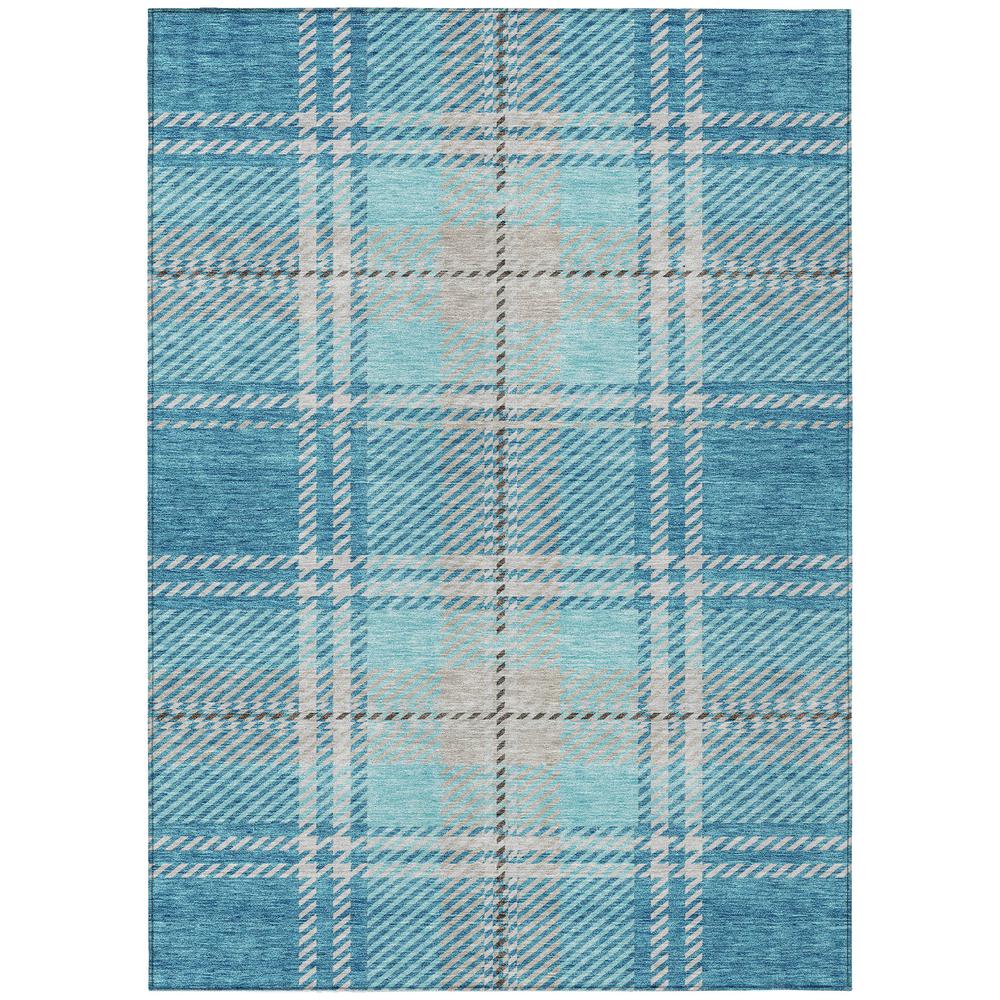 Chantille ACN935 Teal 5' x 7'6" Rug. Picture 1