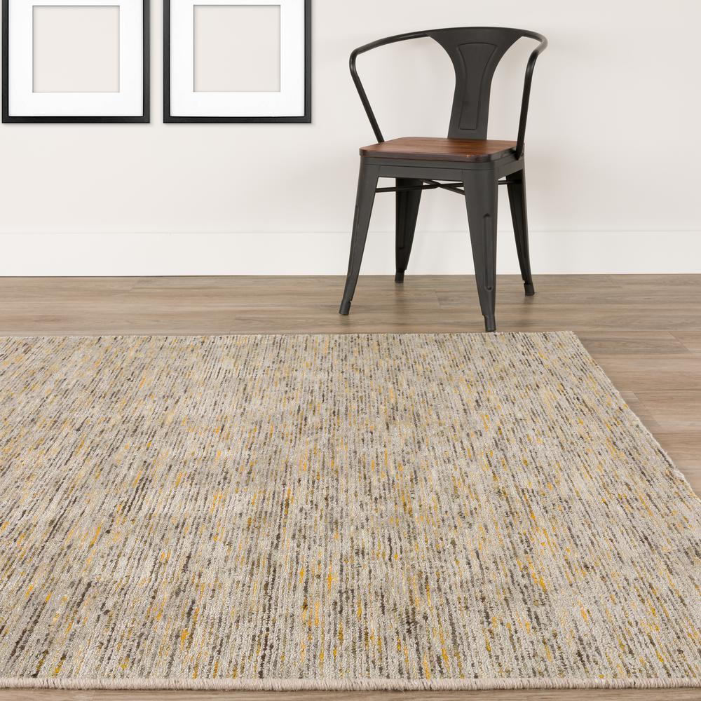 Addison Villager Active Solid Gold 2’3" x 7’6" Runner Rug. Picture 8