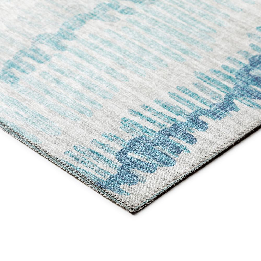 Rylee Blue Transitional Striped 10' x 14' Area Rug Blue ARY34. Picture 3