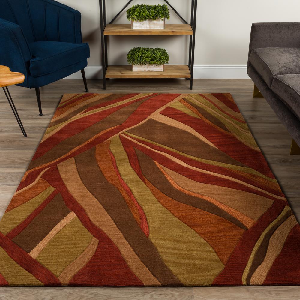 Marlow 31 Russet 5'X7'9", Area Rug. The main picture.
