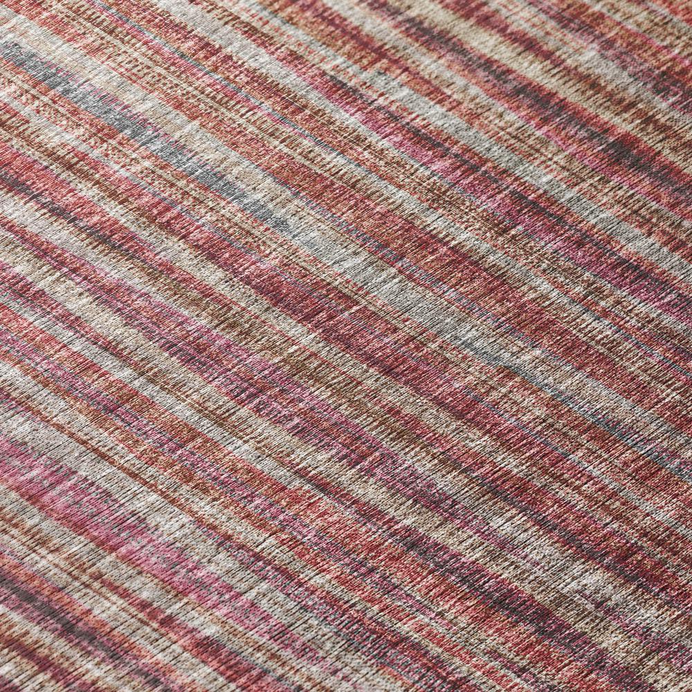 Waverly Burgundy Contemporary Striped 10' x 14' Area Rug Burgundy AWA31. Picture 5