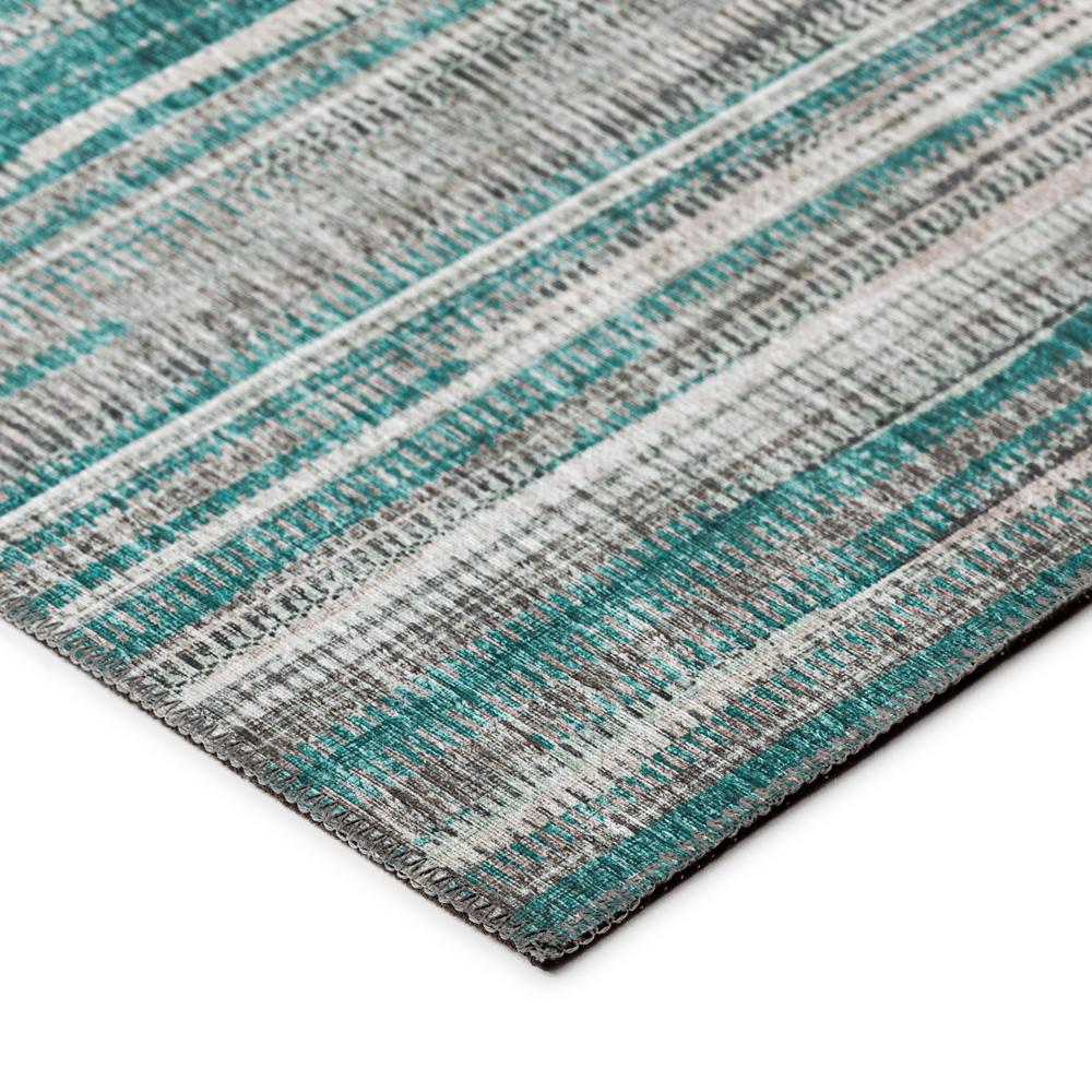 Waverly Peacock Contemporary Striped 10' x 14' Area Rug Peacock AWA31. Picture 3