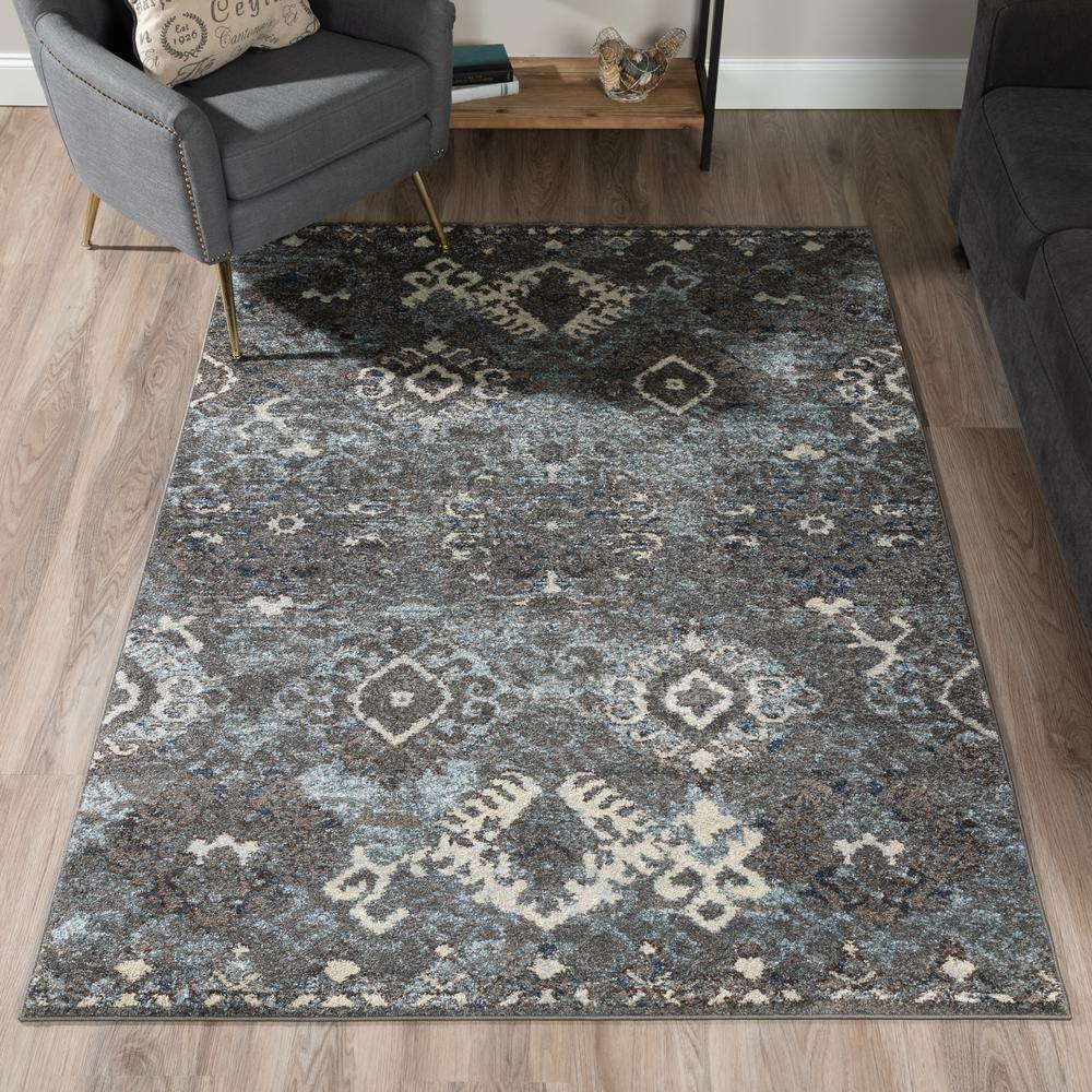 Blair 31 Gray 8'2"X10', Area Rug. Picture 1