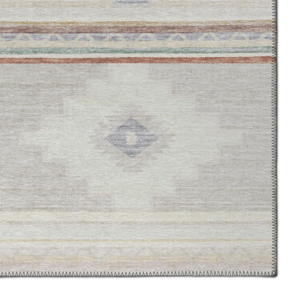 Indoor/Outdoor Sonora ASO31 Gray Washable 2'3" x 7'6" Runner Rug. Picture 3