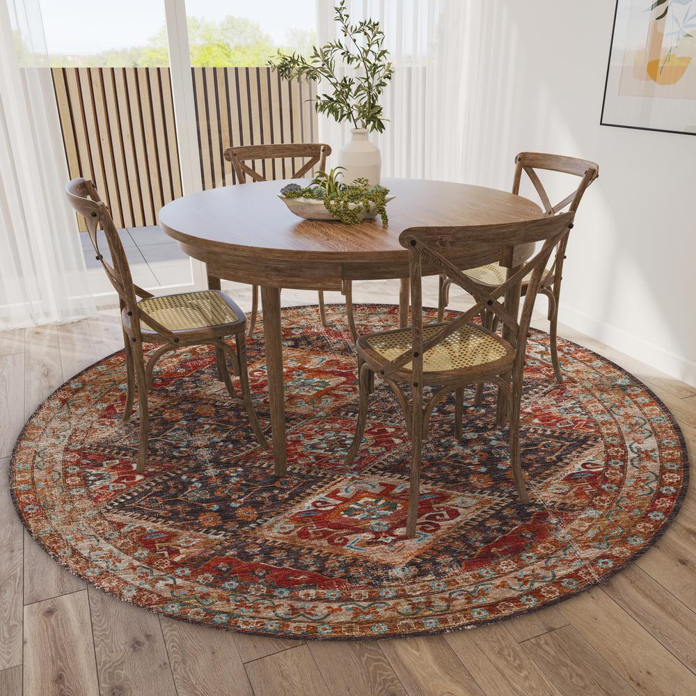 Jericho JC9 Canyon 6' x 6' Round Rug. Picture 2