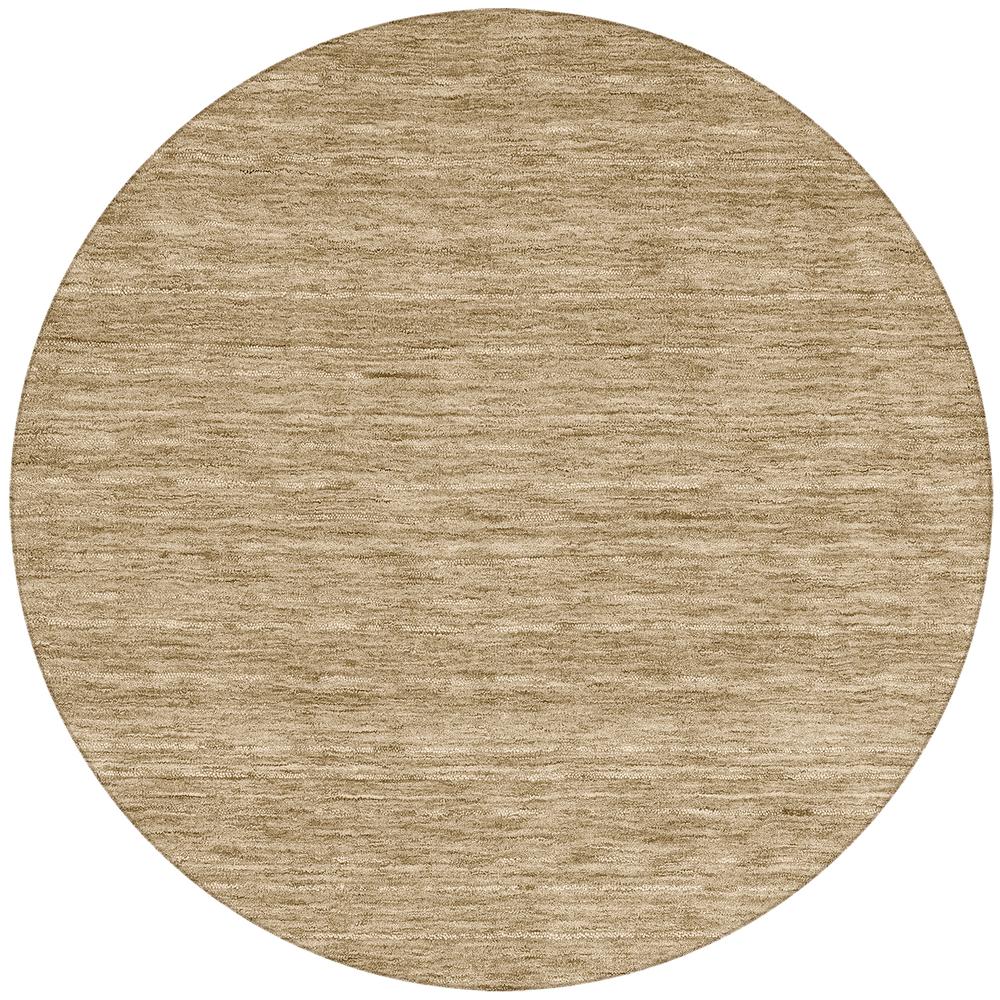 Rafia RF100 Taupe 4' x 4' Round Rug. Picture 1