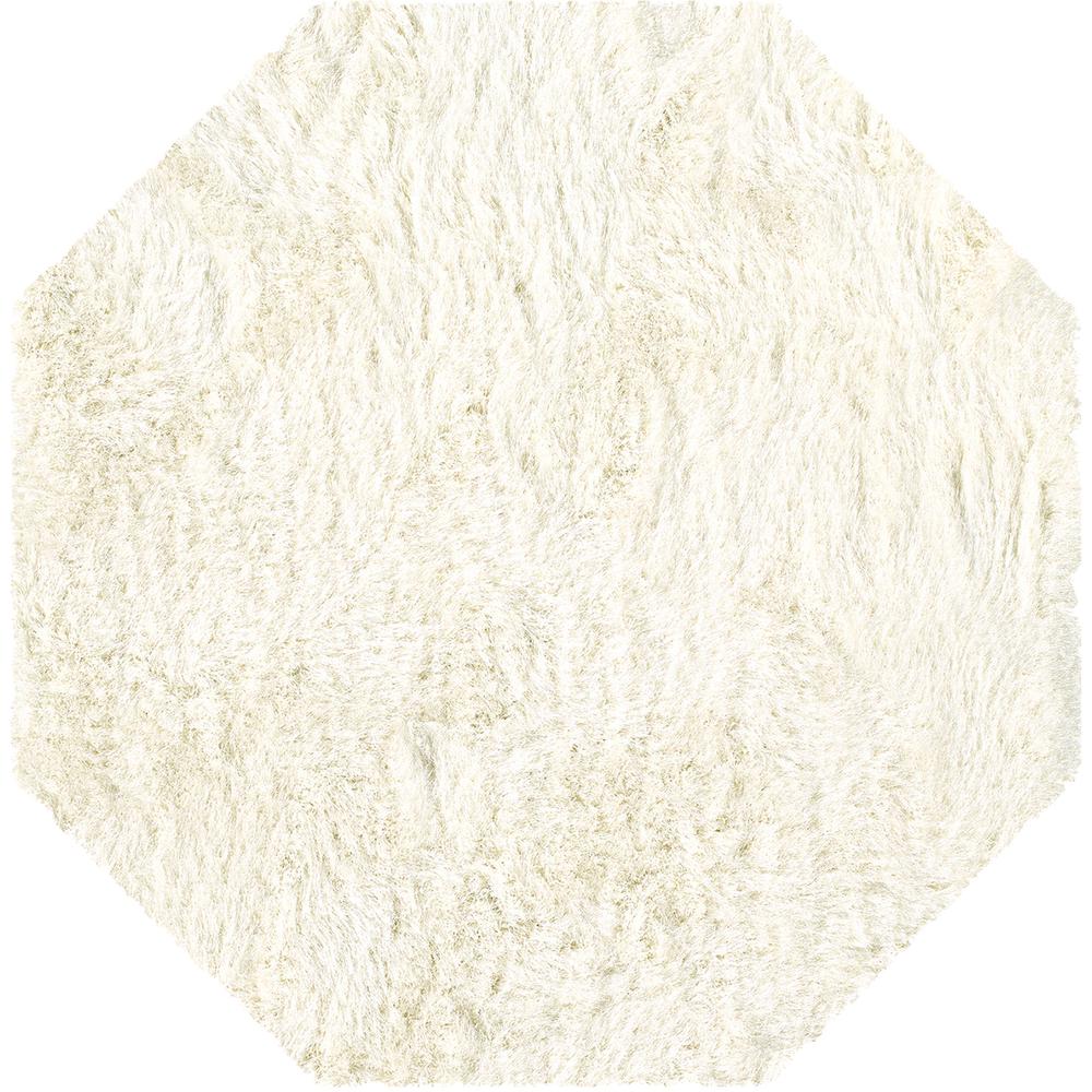 Impact IA100 Ivory 4' x 4' Octagon Rug. Picture 1