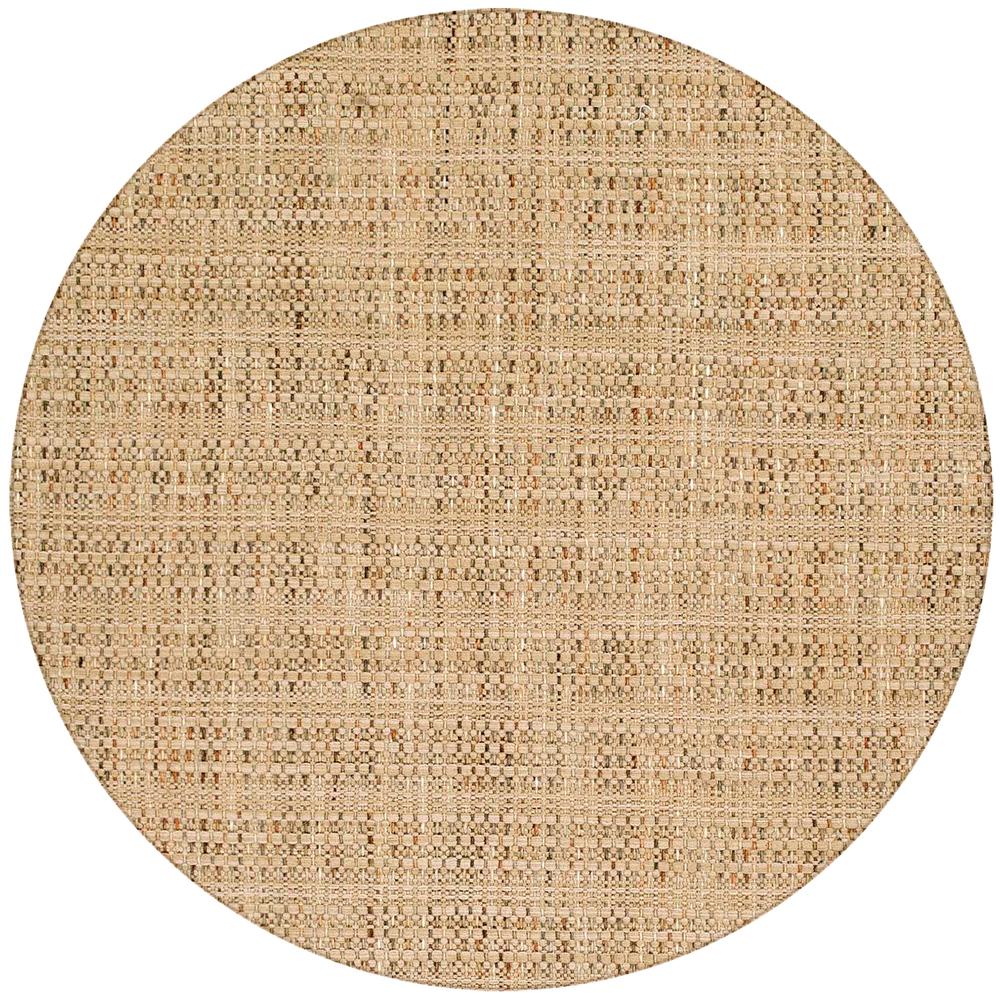 Nepal NL100 Sand 4' x 4' Round Rug. Picture 1