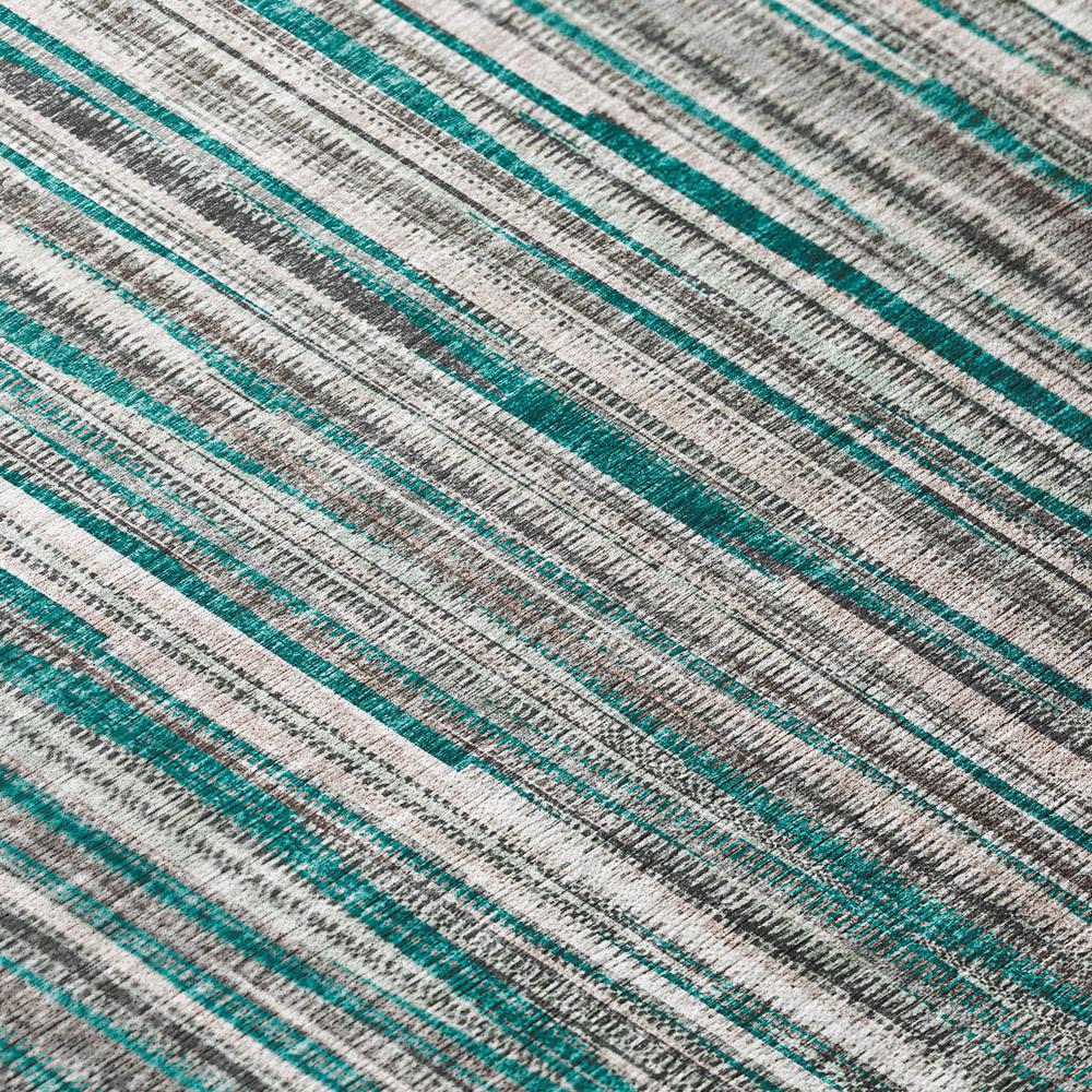 Waverly Peacock Contemporary Striped 10' x 14' Area Rug Peacock AWA31. Picture 5