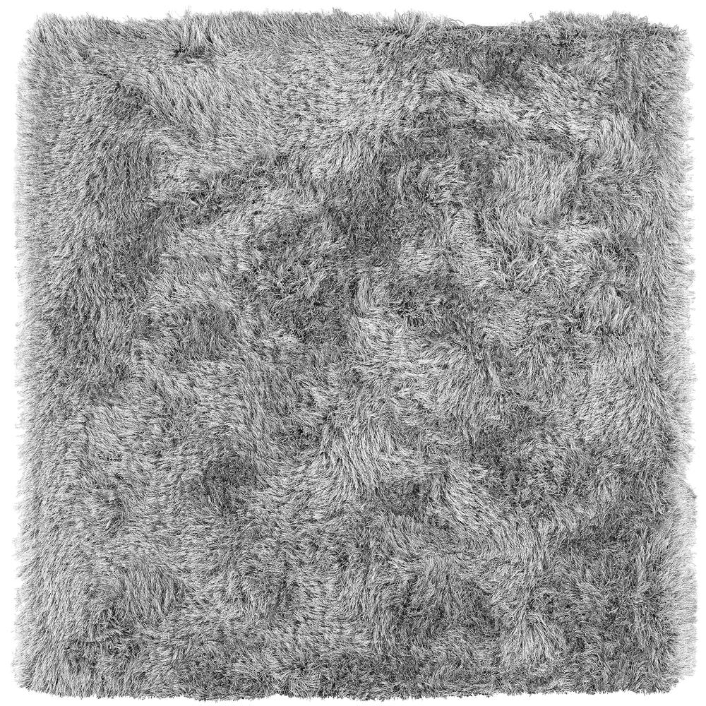 Impact IA100 Silver 4' x 4' Square Rug. Picture 1