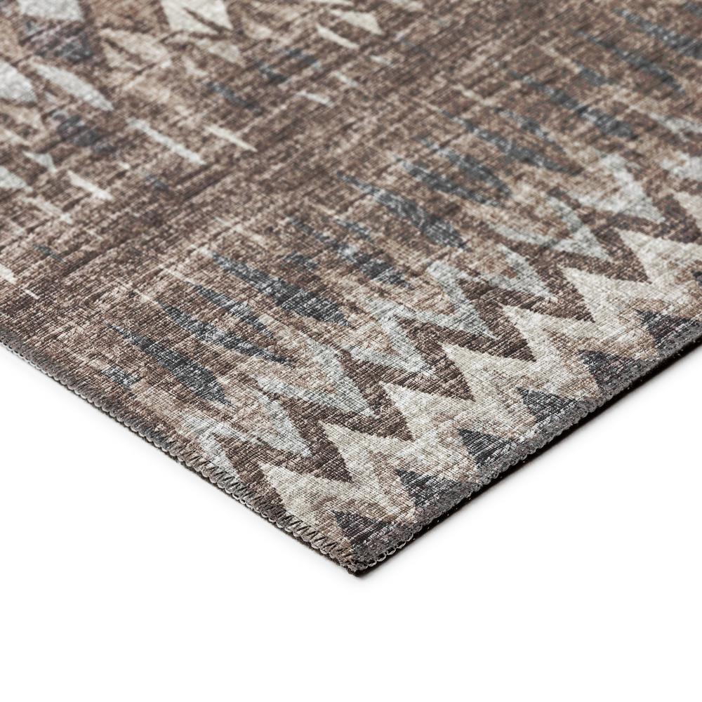 Rylee Brown Transitional Chevron 10' x 14' Area Rug Brown ARY35. Picture 3