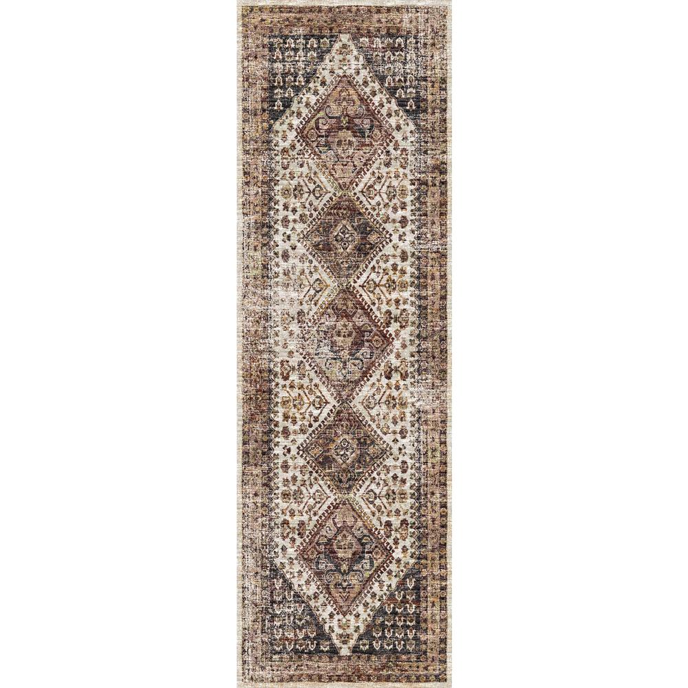 Jericho JC9 Beige 2'6" x 12' Runner Rug. The main picture.