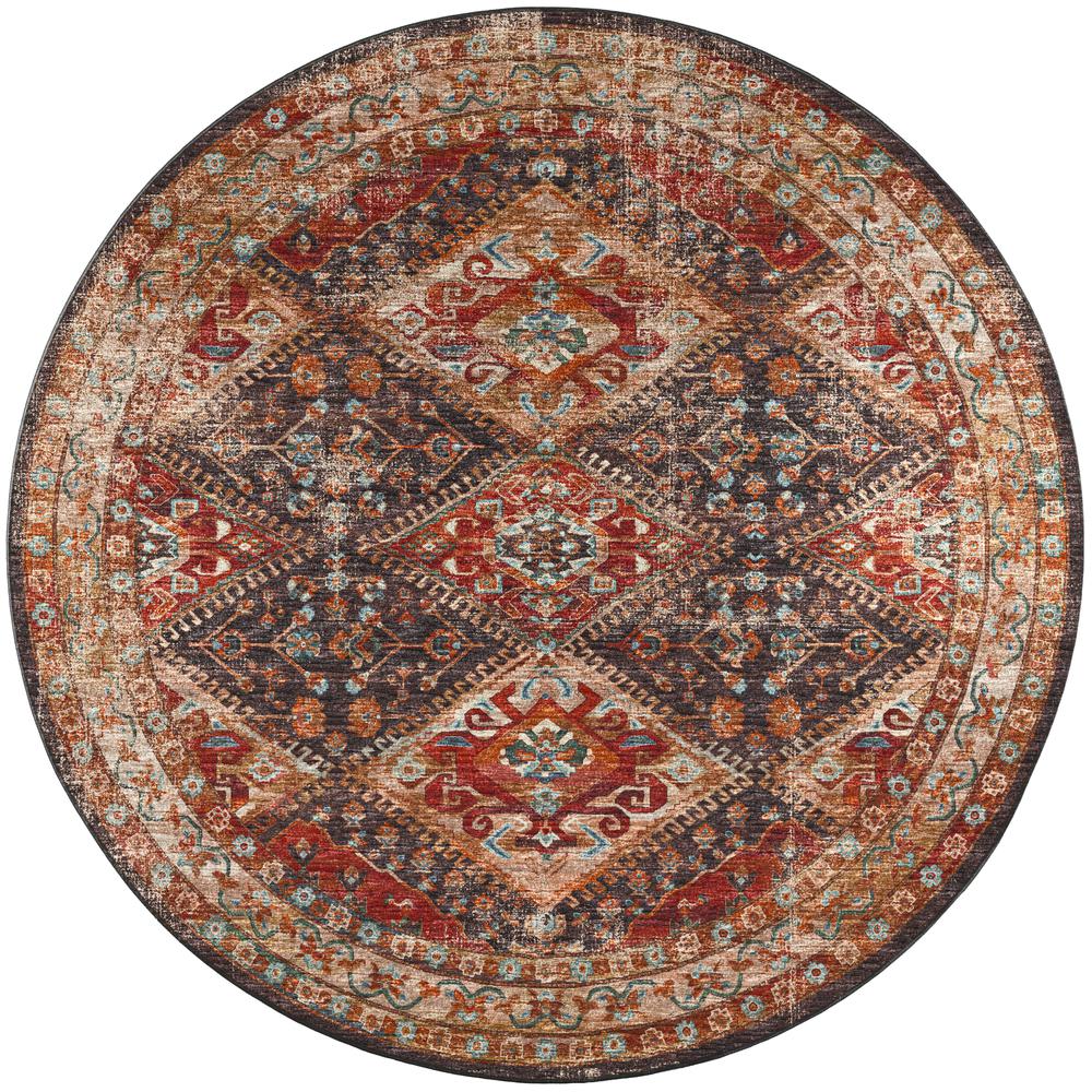Jericho JC9 Canyon 6' x 6' Round Rug. Picture 1