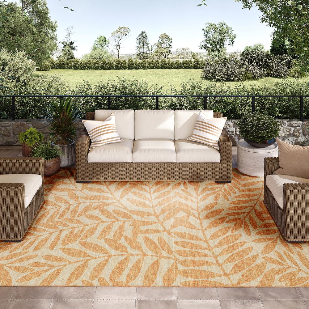 Indoor/Outdoor Sedona SN5 Wheat Washable 5' x 7'6" Rug. Picture 2