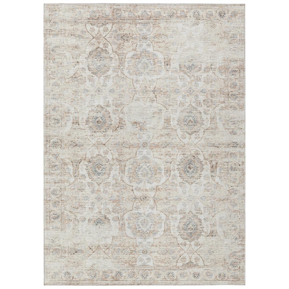 Indoor/Outdoor Marbella MB5 Ivory Washable 8' x 10' Rug. Picture 1