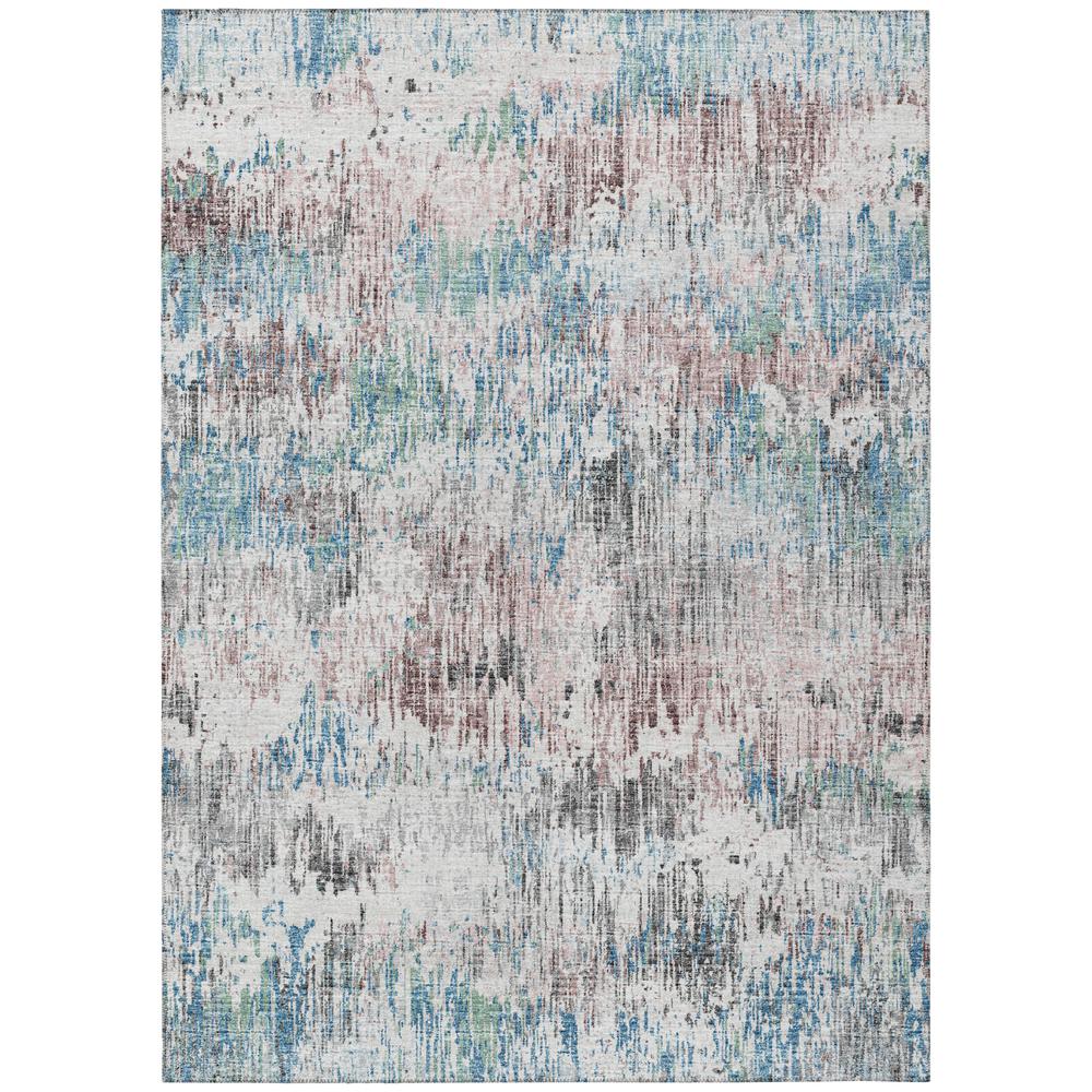 Indoor/Outdoor Accord AAC31 Multi Washable 5' x 7'6" Rug. Picture 1