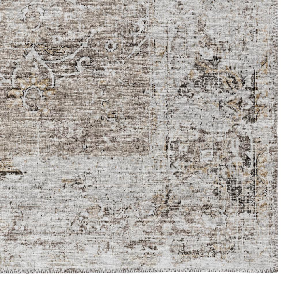 Indoor/Outdoor Marbella MB2 Taupe Washable 3' x 5' Rug. Picture 3