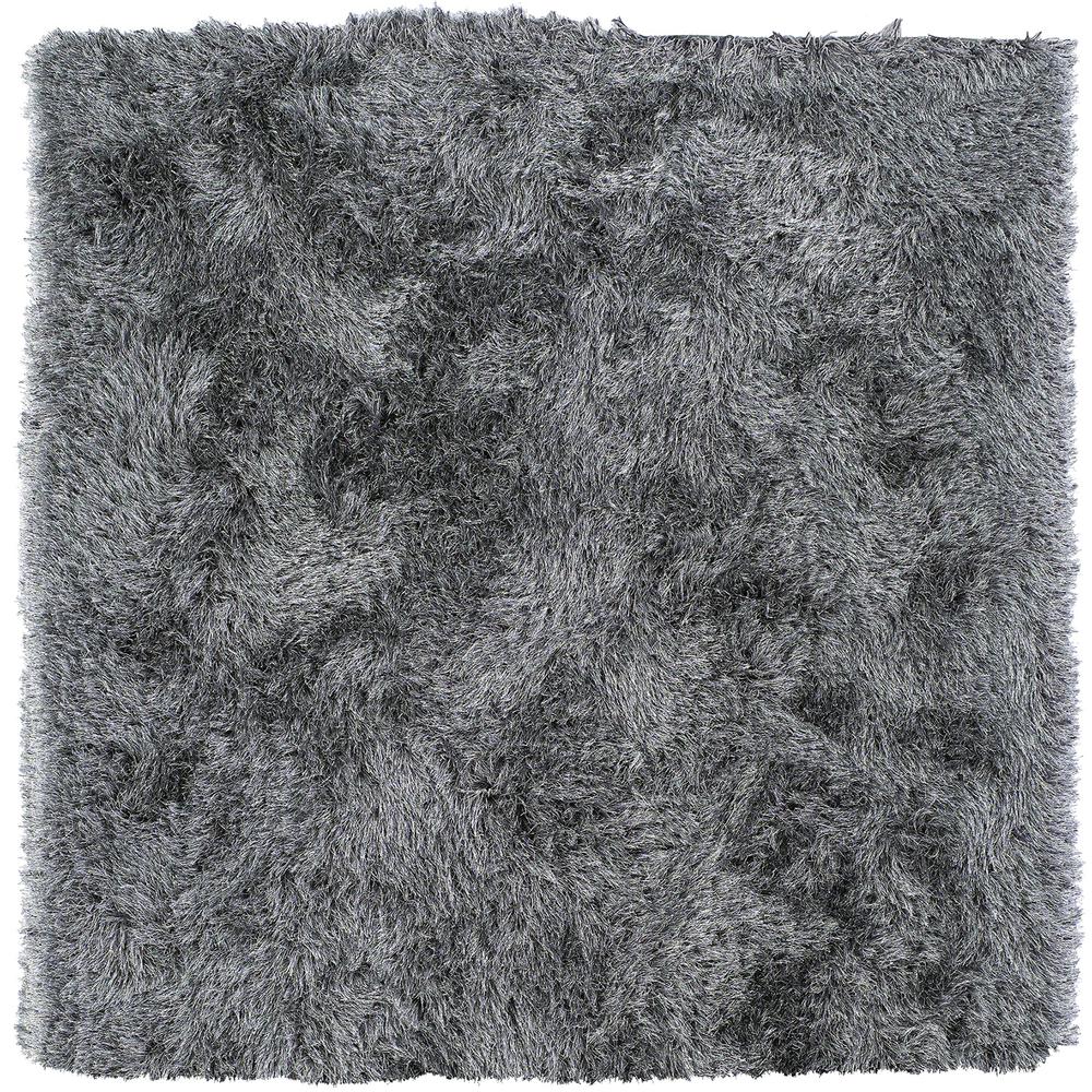 Impact IA100 Pewter 4' x 4' Square Rug. Picture 1