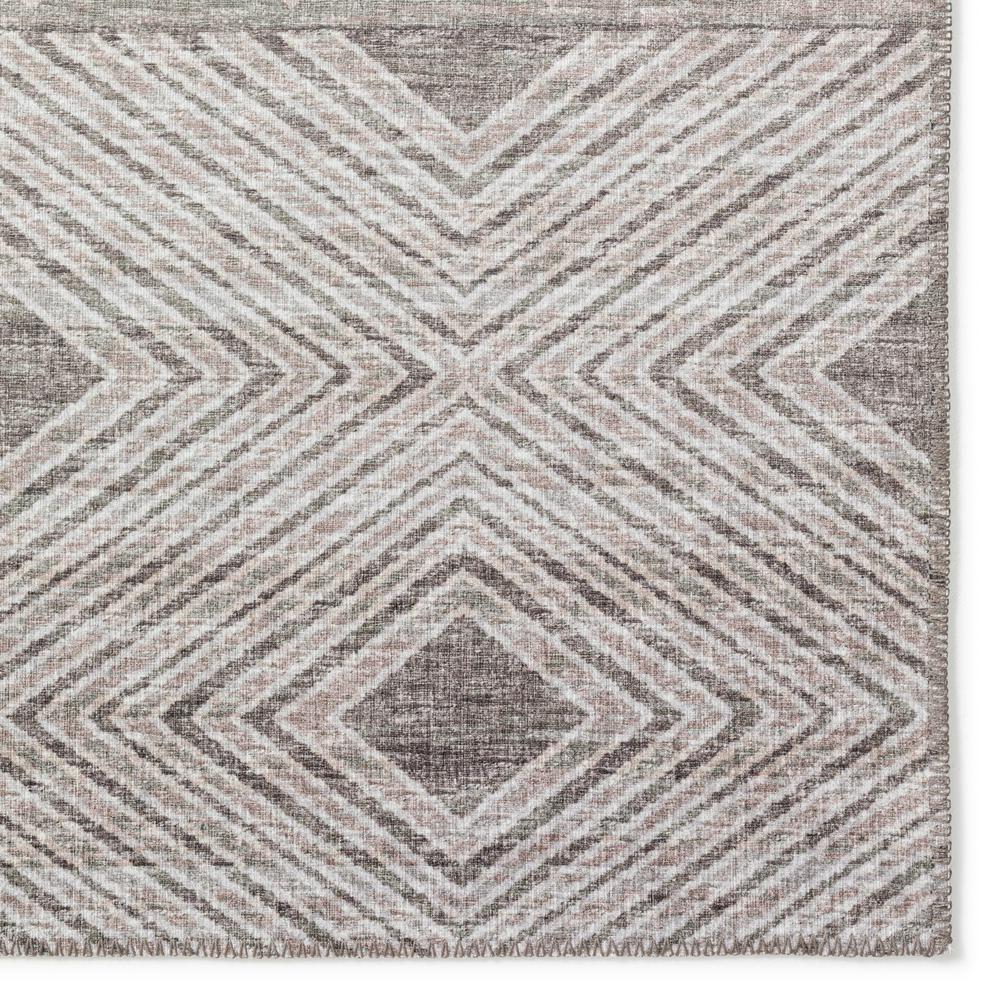 Yuma Taupe Transitional Southwest 10' x 14' Area Rug Taupe AYU31. Picture 2