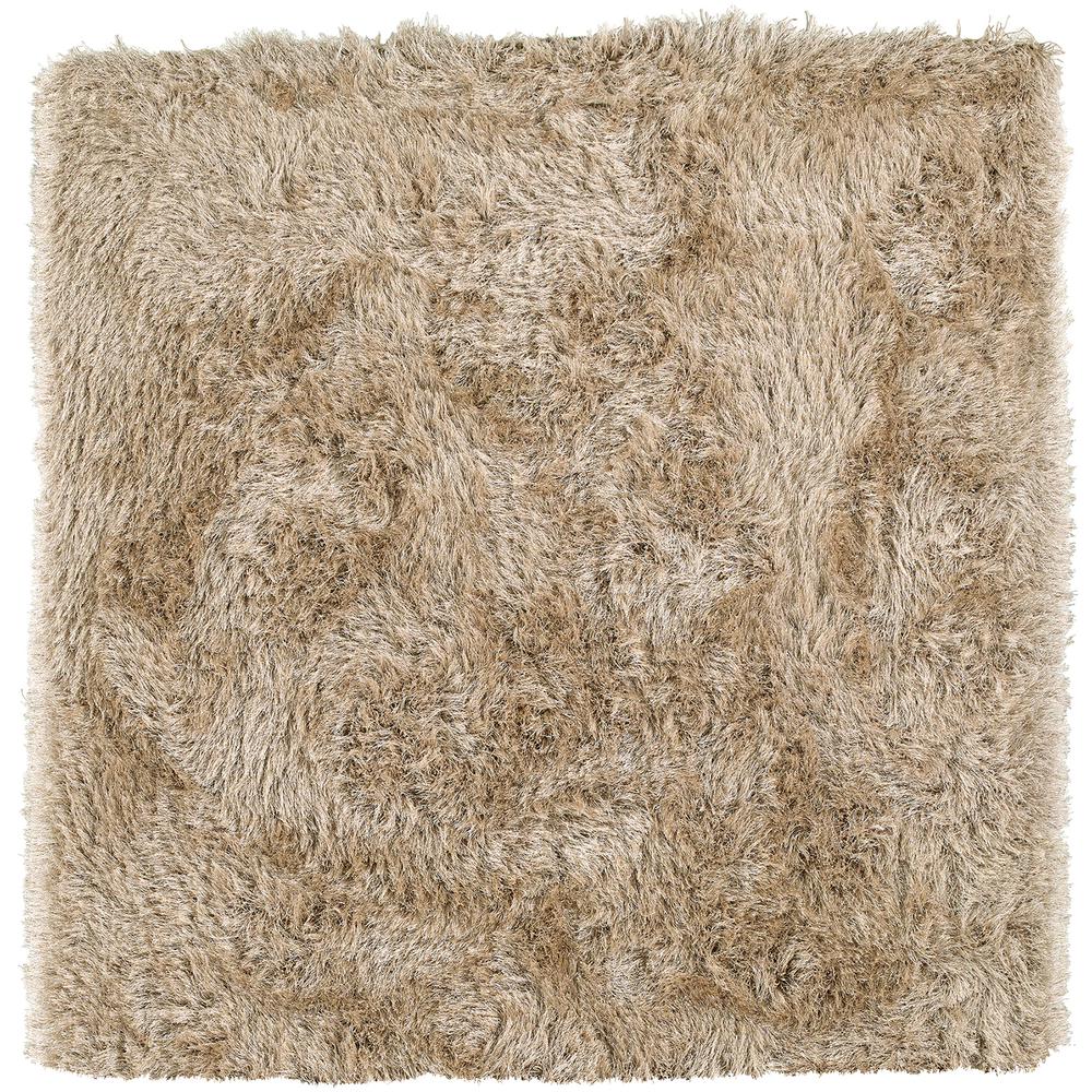 Impact IA100 Sand 4' x 4' Square Rug. Picture 1