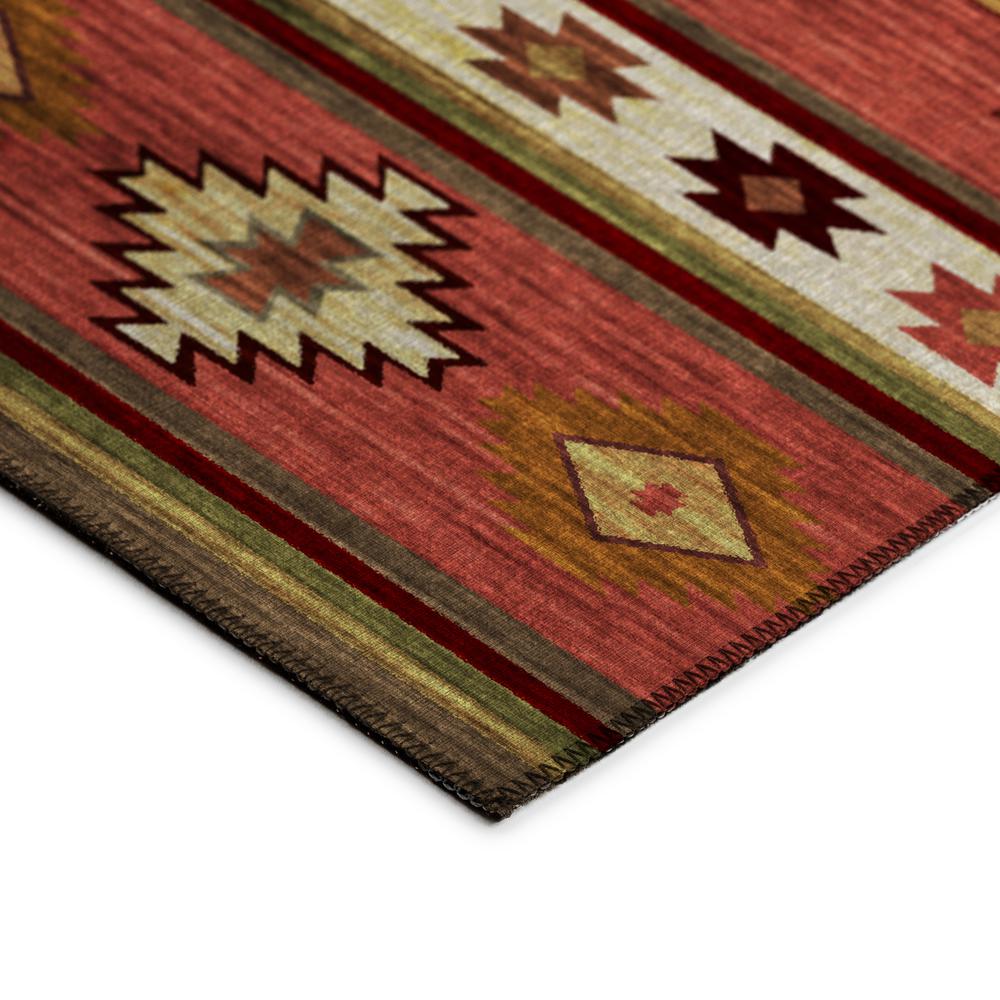 Indoor/Outdoor Sonora ASO34 Spice Washable 2'3" x 7'6" Runner Rug. Picture 4