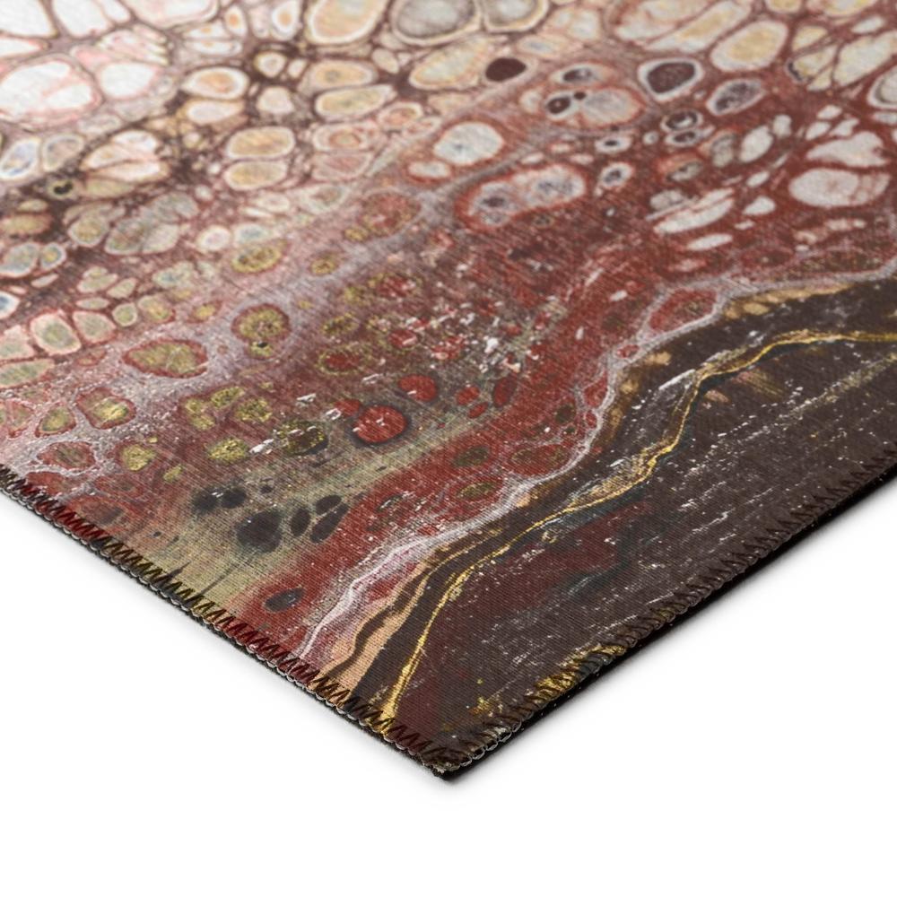 Karina Riverbed Modern Abstract 10' x 14' Area Rug Riverbed AKC45. Picture 3