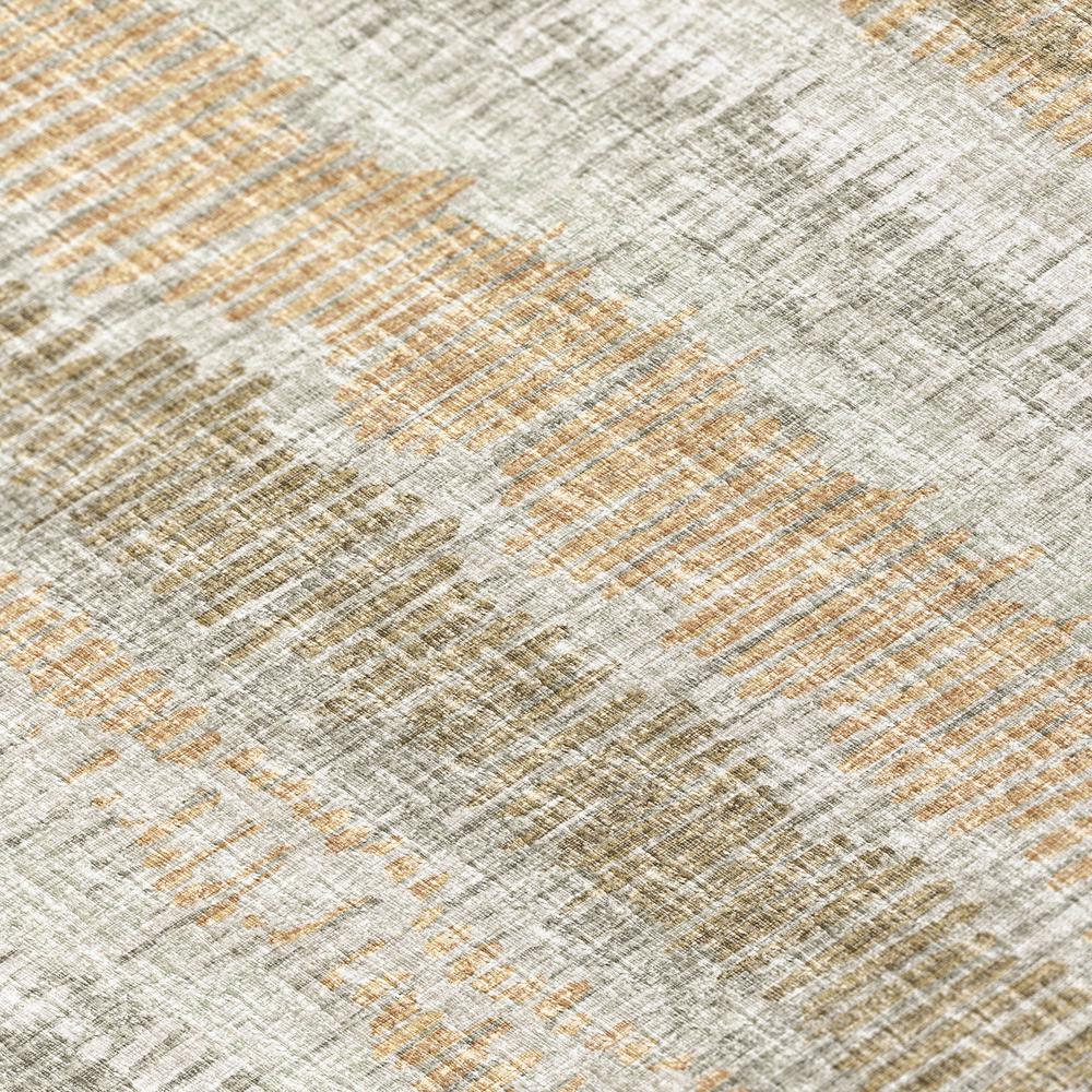 Rylee Sage Transitional Striped 10' x 14' Area Rug Sage ARY34. Picture 5