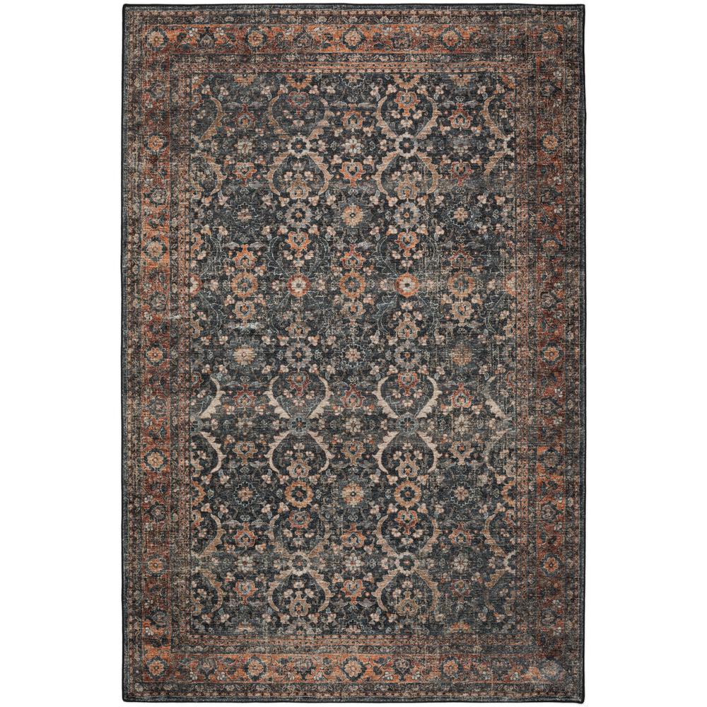Jericho JC1 Charcoal 5' x 7'6" Rug. Picture 1