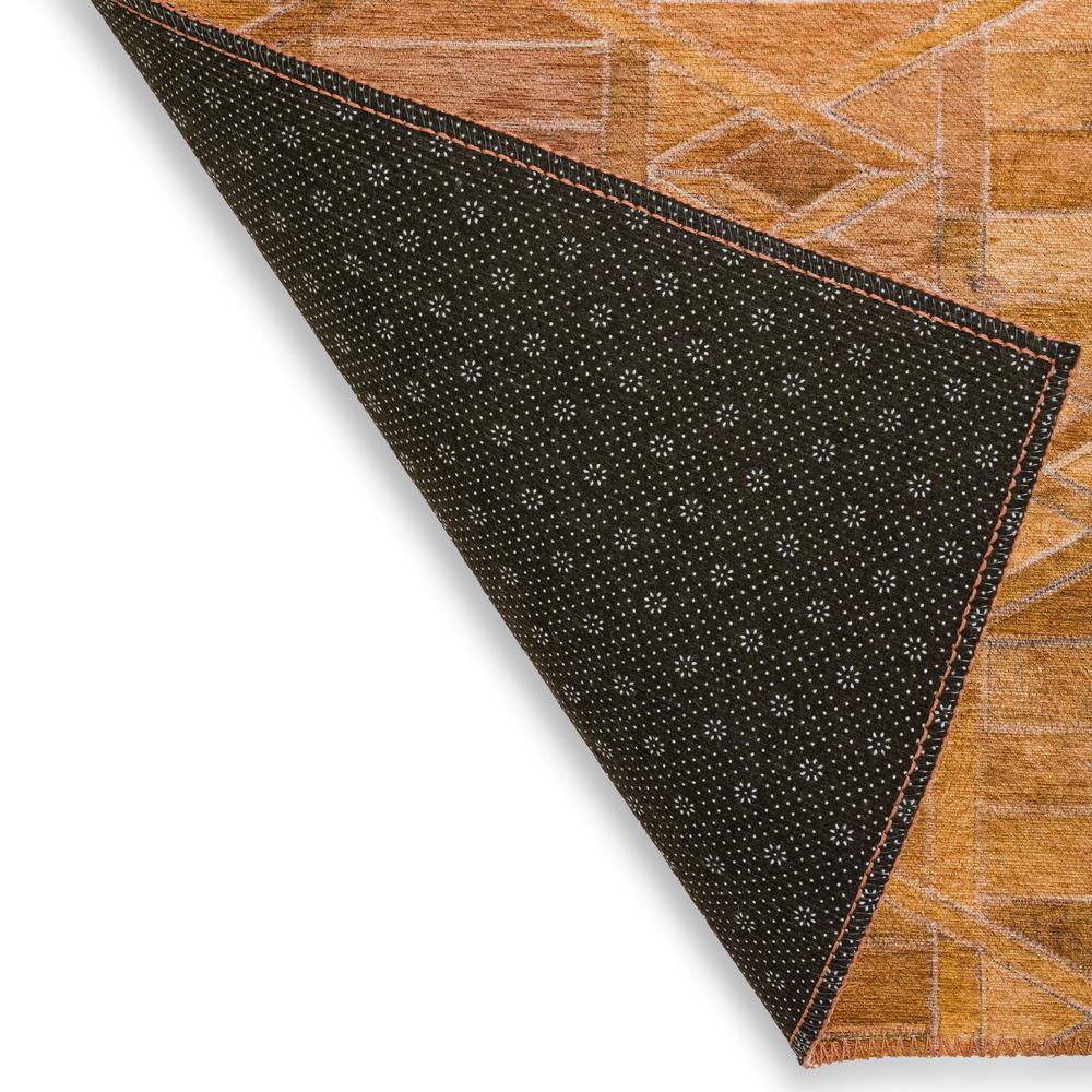 Laredo Brown Animal Patchwork 10' x 14' Area Rug Brown ALR34. Picture 4