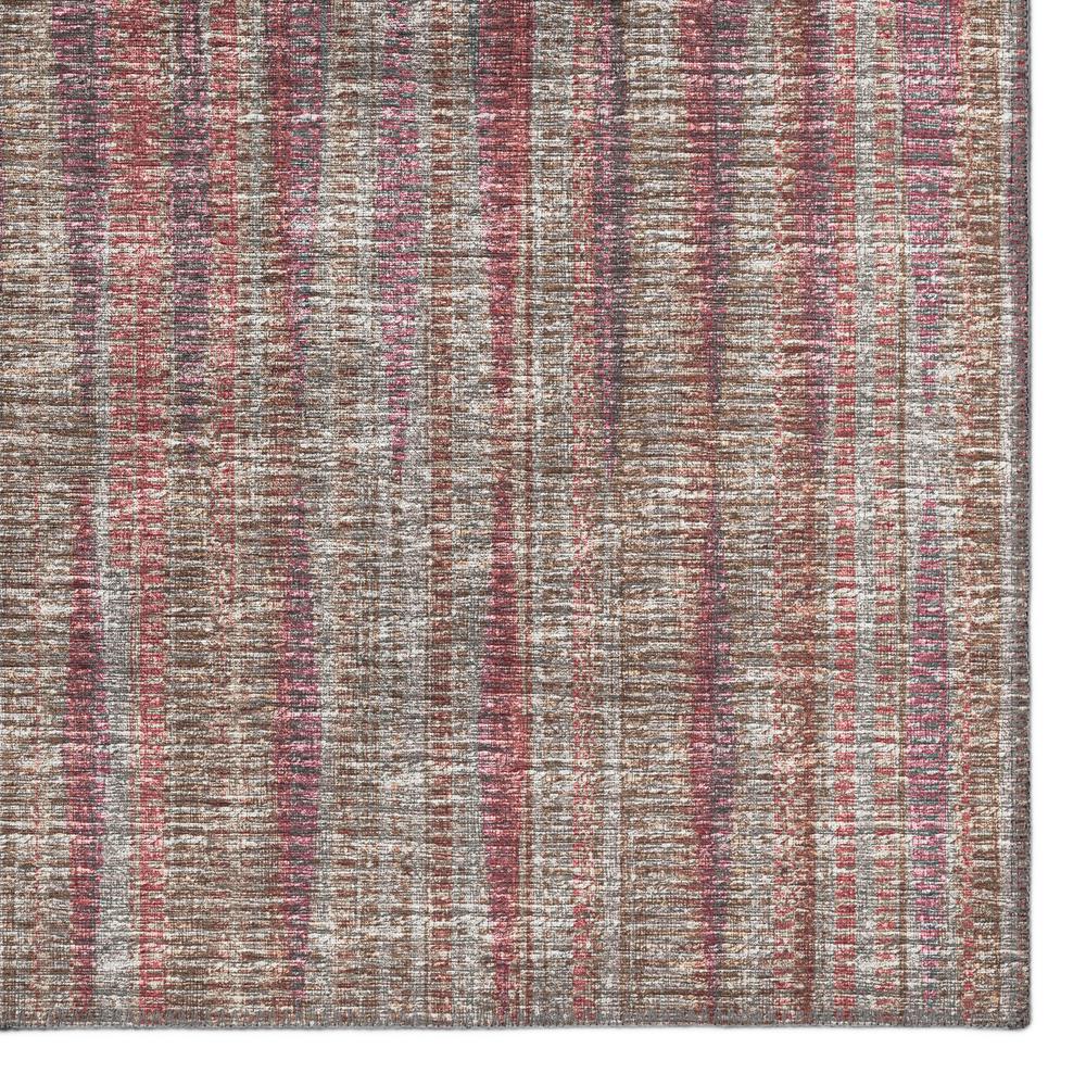 Waverly Burgundy Contemporary Striped 10' x 14' Area Rug Burgundy AWA31. Picture 2