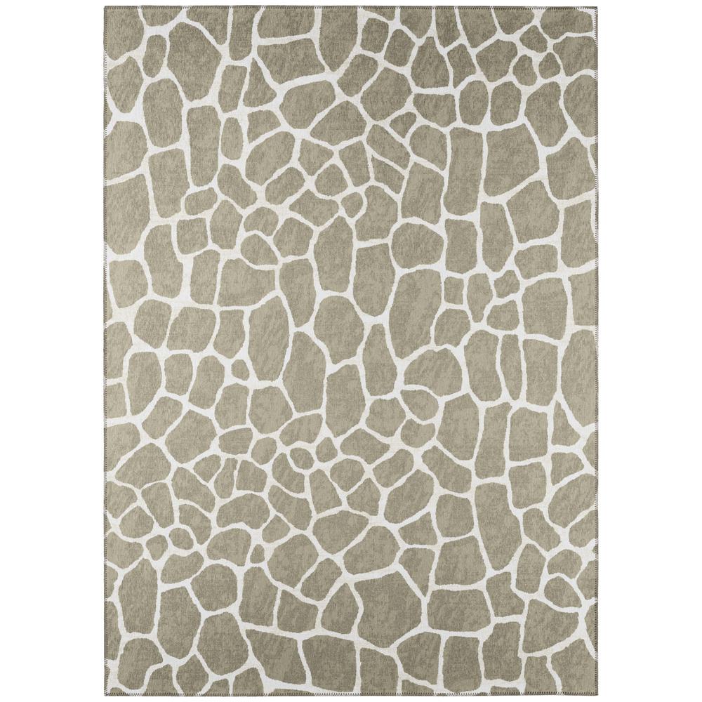 Indoor/Outdoor Mali ML4 Stone Washable 5' x 7'6" Rug. Picture 1