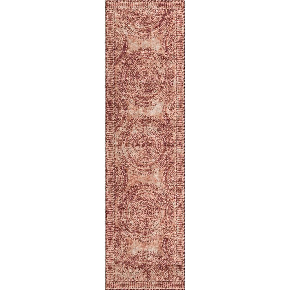 Indoor/Outdoor Sedona SN7 Spice Washable 2'3" x 12' Runner Rug. The main picture.