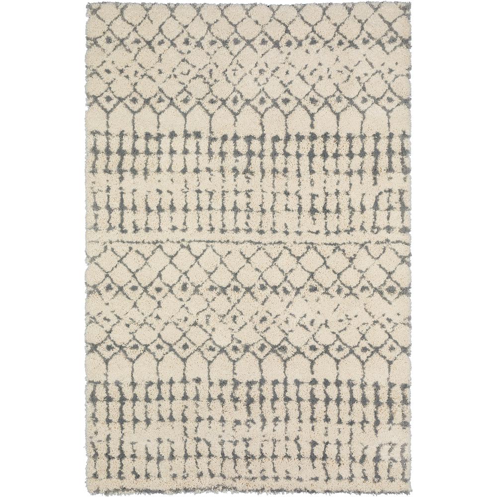 Marquee MQ2 Ivory/Metal 3'3" x 5'1" Rug. Picture 1