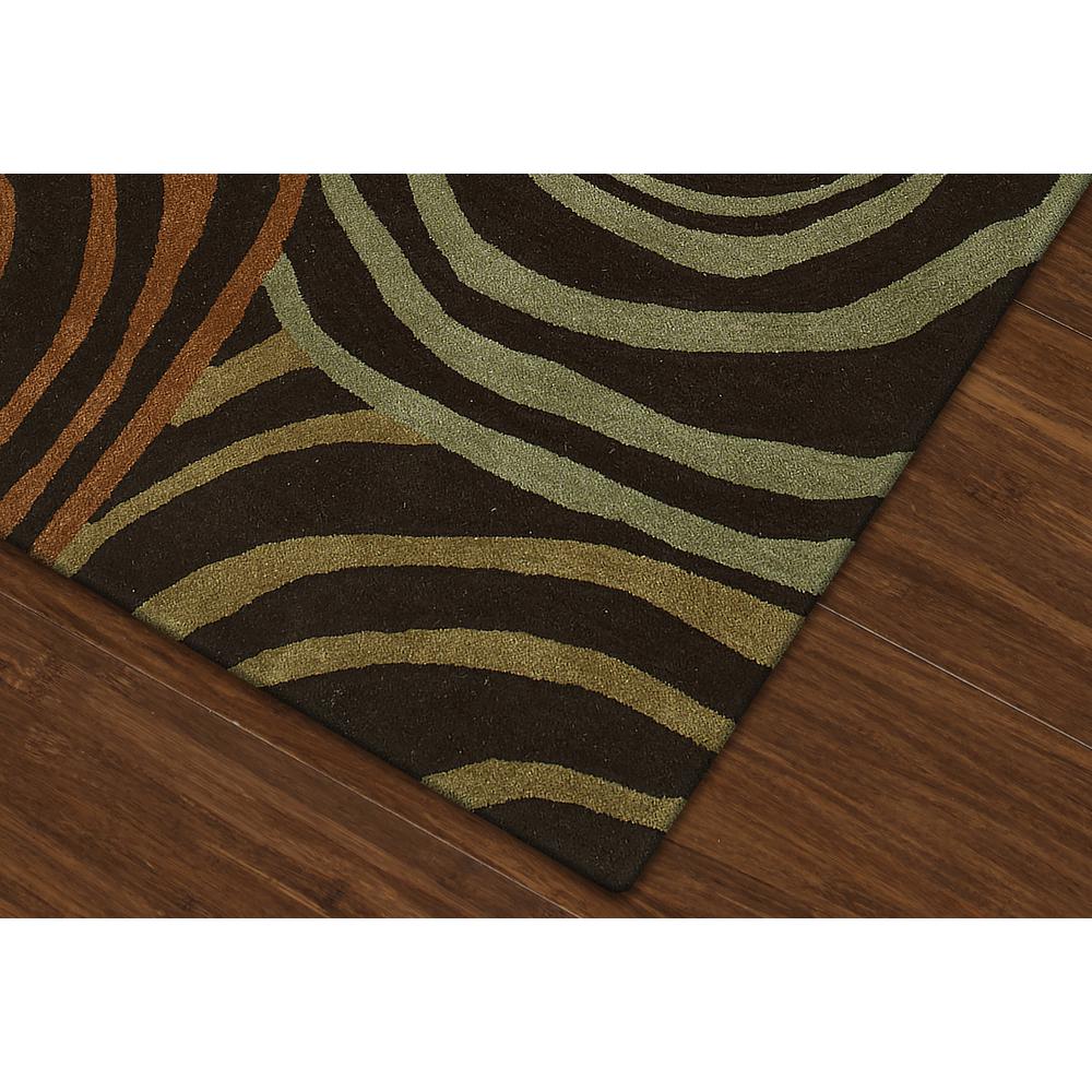 Zenith 12 Brown 5'X7'6", Area Rug. Picture 1