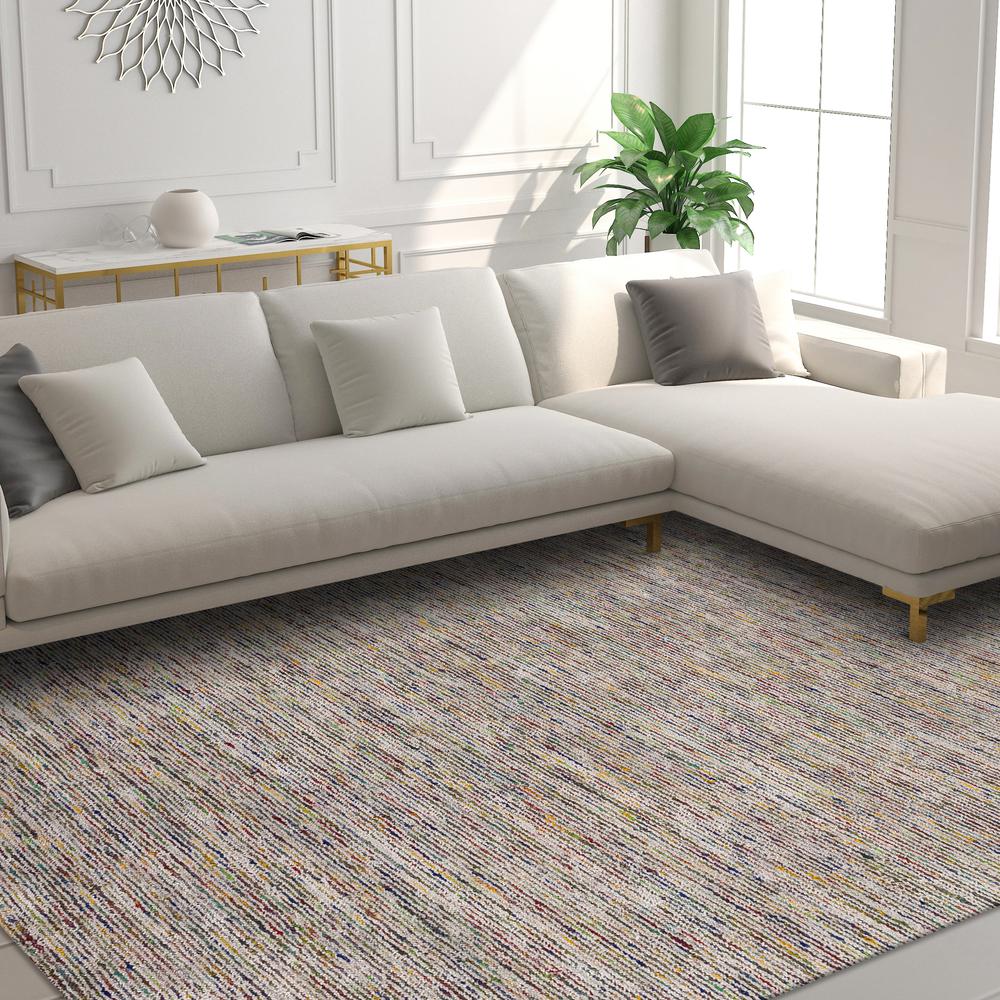Addison Villager Active Solid Multi 8' x 10' Area Rug. The main picture.