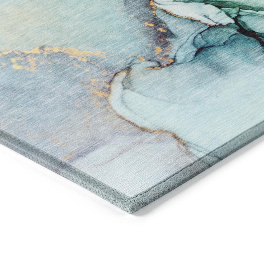 Chantille ACN506 Teal 3' x 5' Rug. Picture 3