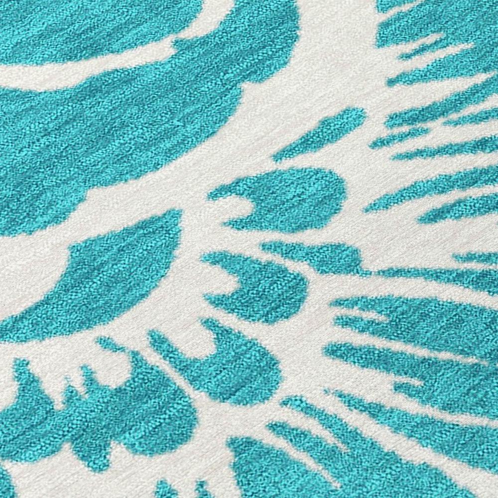 Chantille ACN551 Teal 3' x 5' Rug. Picture 5