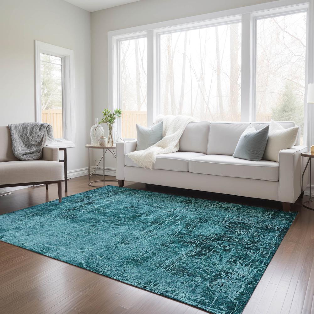 Chantille ACN559 Teal 8' x 10' Rug. Picture 6