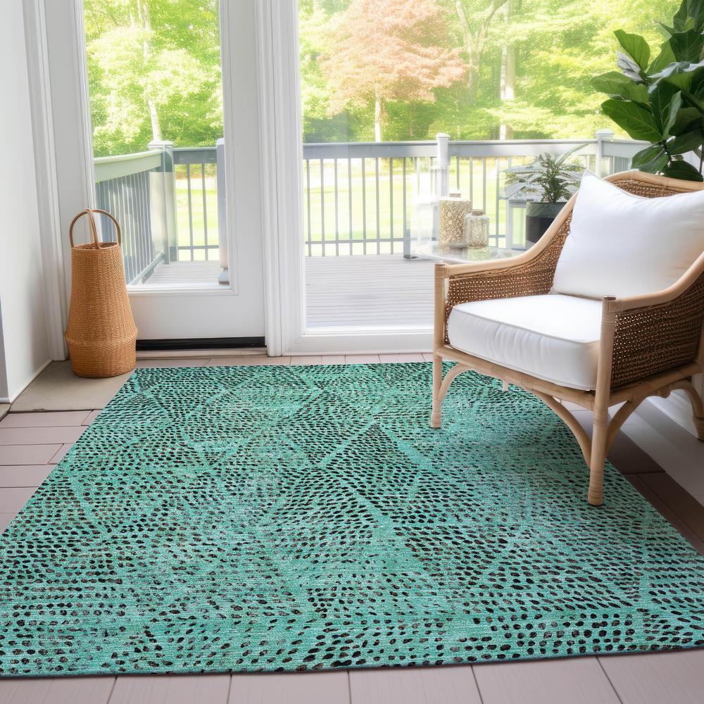 Chantille ACN591 Teal 8' x 10' Rug. Picture 7