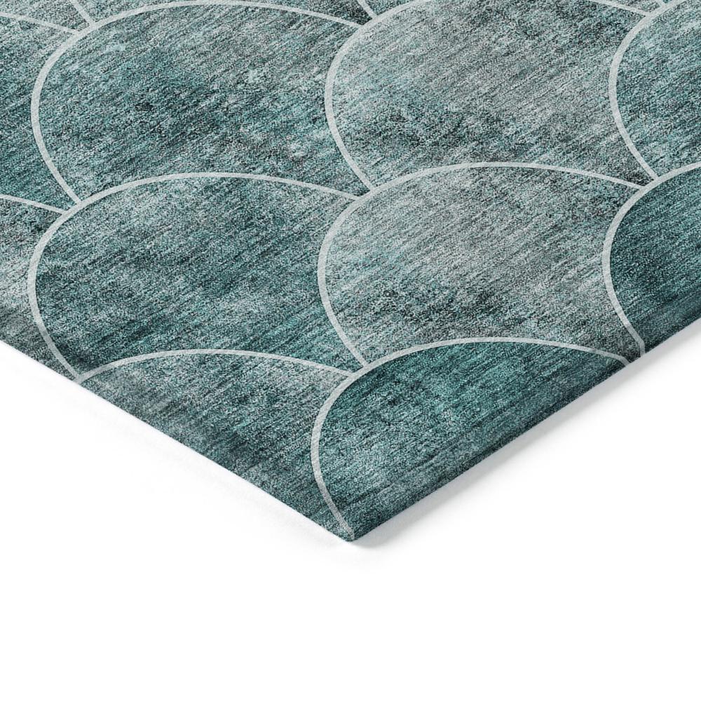 Chantille ACN594 Teal 3' x 5' Rug. Picture 3