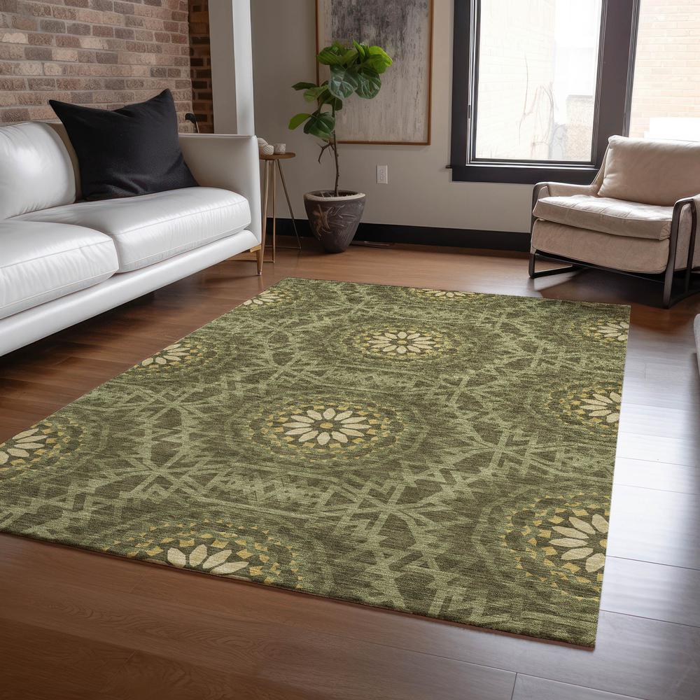 Chantille ACN619 Green 8' x 10' Rug. Picture 6