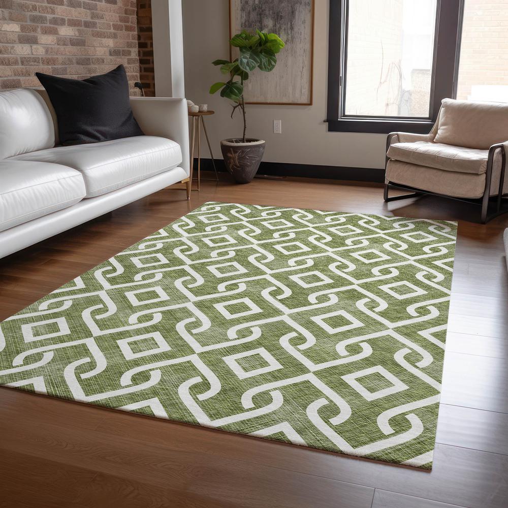 Chantille ACN621 Green 8' x 10' Rug. Picture 6